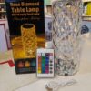Rechargeable Rose Diamond Table Lamp with Wireless Remote – Elegant Crystal LED Night Light