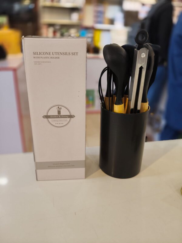 12 Pcs Silicone Spoon Set – Heat Resistant Non-Stick Kitchen Cooking Utensils Set