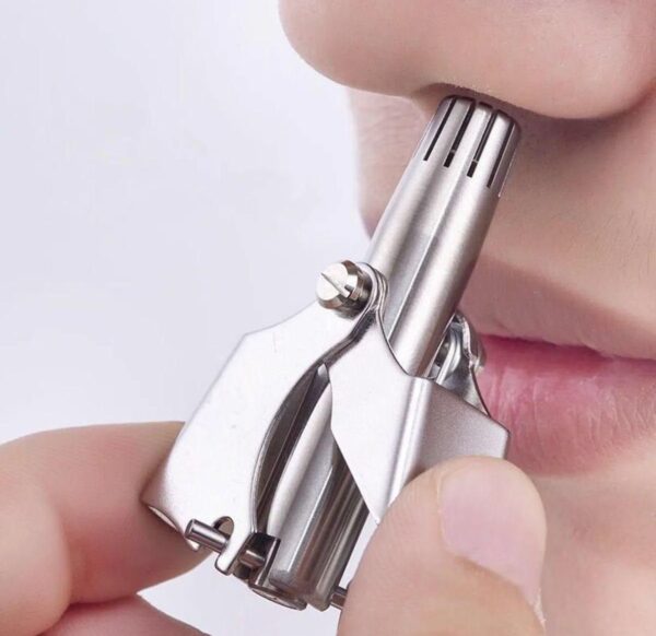 Manual Nose & Ear Hair Trimmer Safe & Portable Grooming Tool